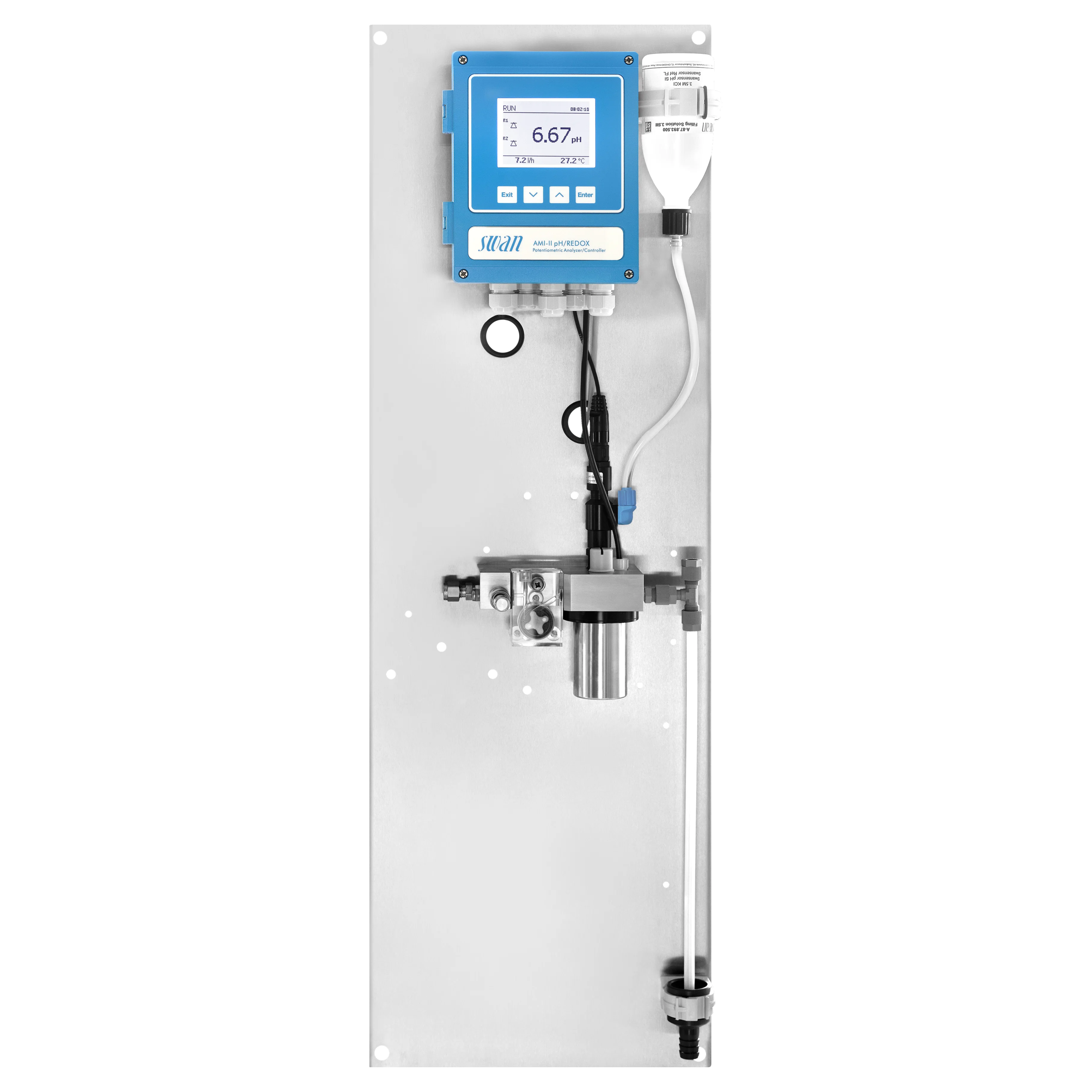 AMI-II pH/Redox QV-Flow pH Analyzer